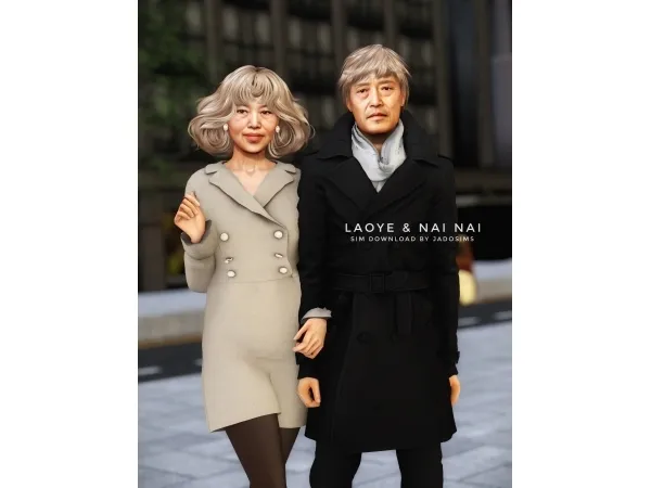 Alpha Laoye Nainai u2661 (Sim Download) - The Sims 4 Custom Content