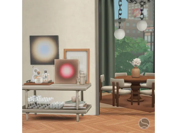 Maxis Match INTRO dining by warsudesigns - The Sims 4 Custom Content