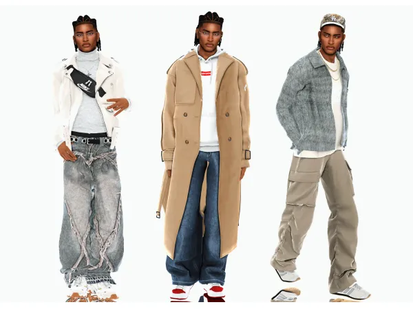 Alpha Cold weather fit for men by wannabe - The Sims 4 Custom Content