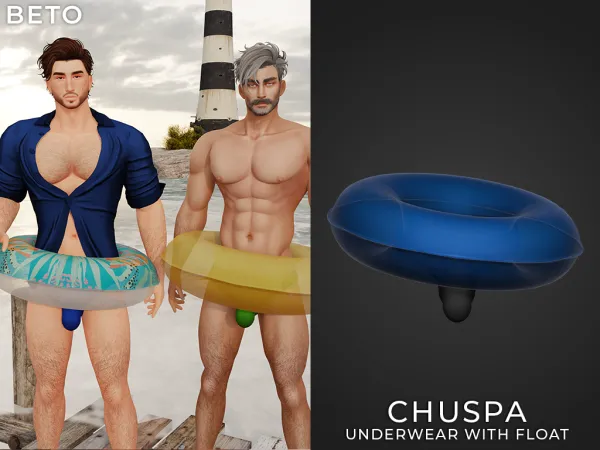 Alpha Chuspa (Underwear with Float) - The Sims 4 Custom Content