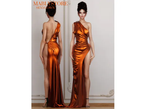 Alpha SEXYGOWN by mably - The Sims 4 Custom Content