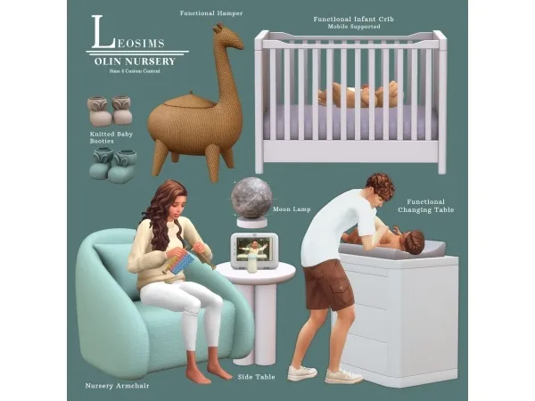 Maxis Match Olin Nursery - The Sims 4 Custom Content