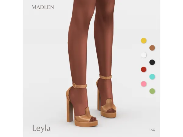 Maxis Match Leyla Shoes by Madlen - The Sims 4 Custom Content
