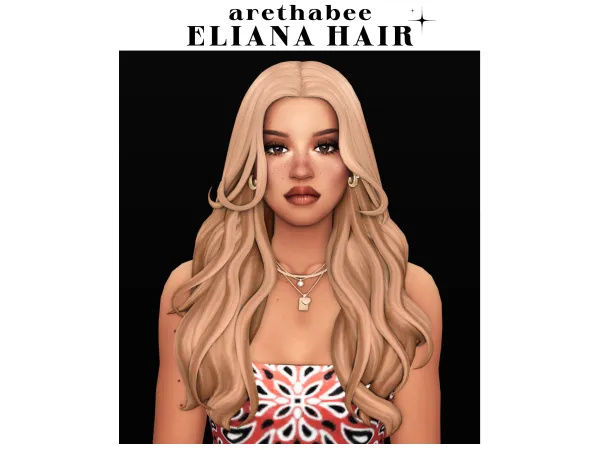 Maxis Match eliana hair by arethabee - The Sims 4 Custom Content