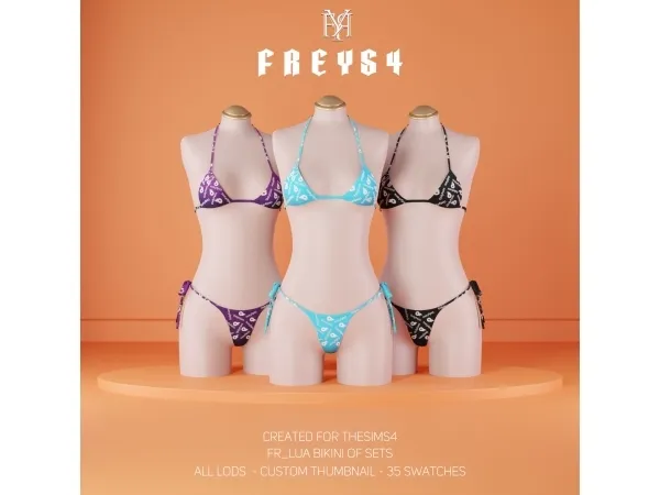 Alpha FR_Lua bikini OF Sets - The Sims 4 Custom Content