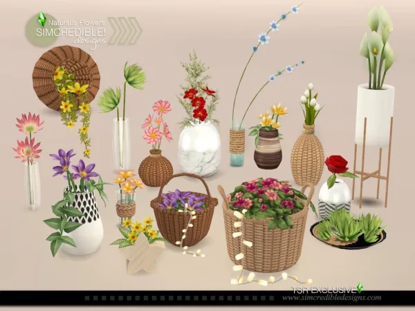 Alpha Naturalis Flowers - The Sims 4 Custom Content