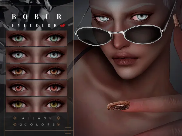 Alpha Bobur Eyecolors 01P - The Sims 4 Custom Content