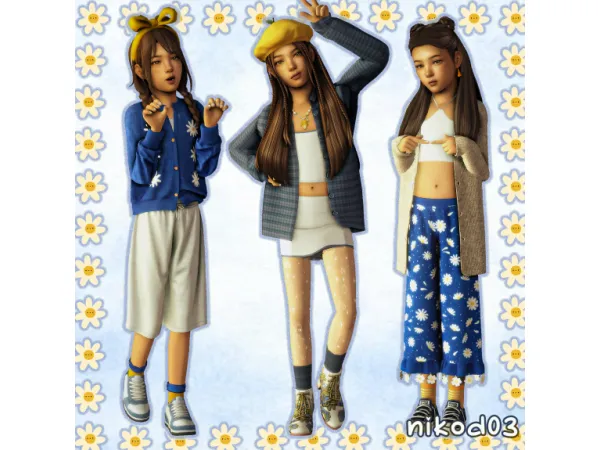 Mix ua4b0u041bu0443u043au0431u0443u043a u0434u043bu044f u0434u0435u0442u0435u0439Lookbook for kidsua4b1 by Nikod03 - The Sims 4 Custom Content