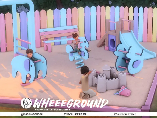 Maxis Match Wheeeground part 2 by Syboubou - The Sims 4 Custom Content