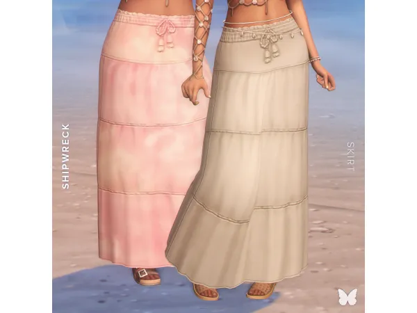 Maxis Match shipwreck skirt by joliebean - The Sims 4 Custom Content