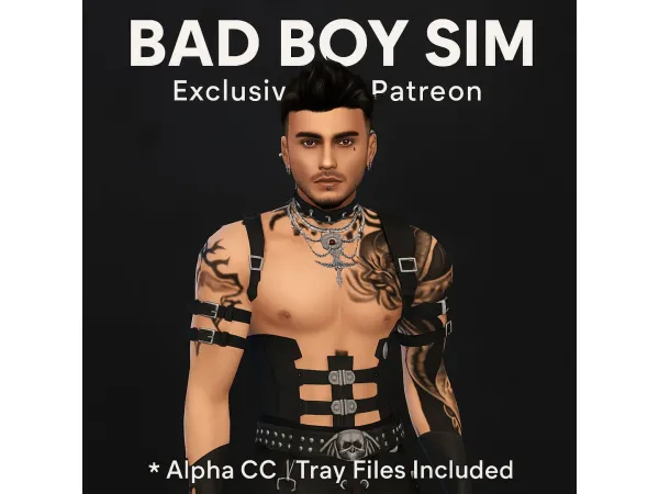 Alpha Damian Folder by yolimi - The Sims 4 Custom Content
