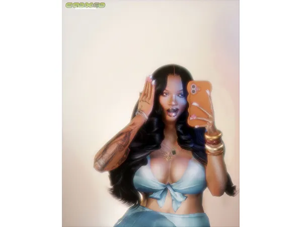 Alpha Kii u22c6 Summer Set by cocogames - The Sims 4 Custom Content