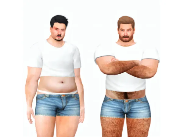 Sims 3 Alpha Male Shorts CC: TS3 | DADDY DENIM SHORT SHORTS by bartoszsims3