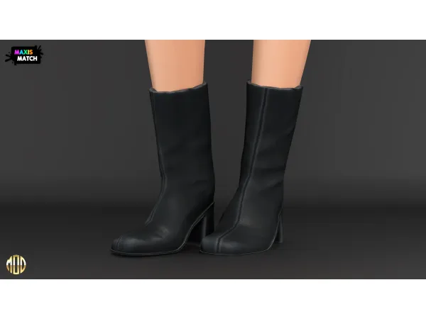 Maxis Match Tasha set Boots by Modco Studios - The Sims 4 Custom Content