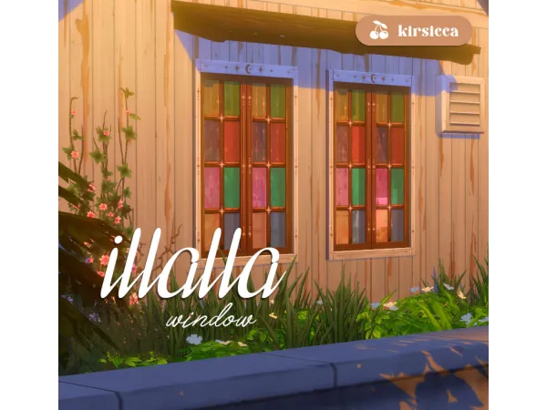 Maxis Match ILLALLA WINDOW by kirsicca - The Sims 4 Custom Content