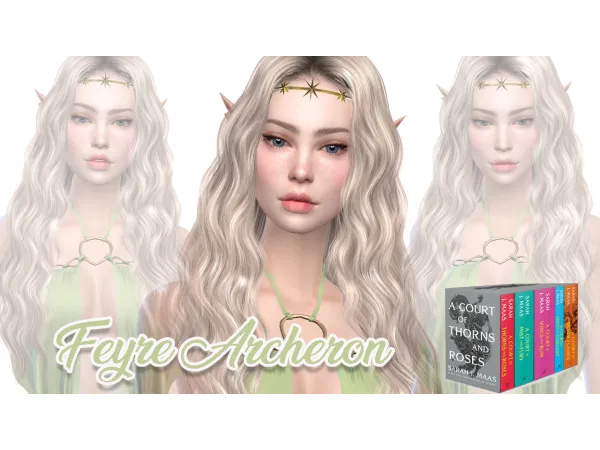 Alpha Feyre Archeron by yolimi - The Sims 4 Custom Content