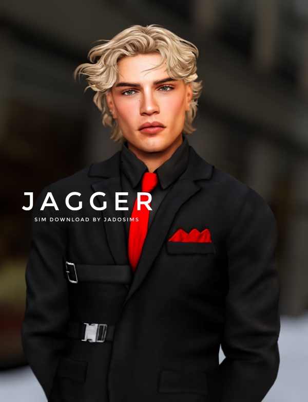 Alpha Jagger ♡ (Sim Download) by shopwithflynnn - The Sims 4 custom content