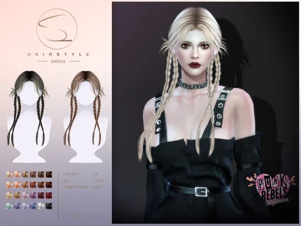 S-Club_040625_doublebraids hairstyle by S-Club