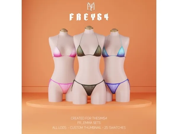 Alpha FR_Emma Sets - The Sims 4 Custom Content