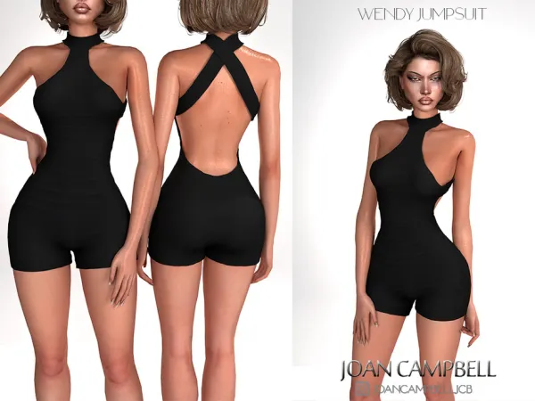 Maxis Match WENDY JUMPSUIT by Joan_Campbell_Beauty_ - The Sims 4 Custom Content