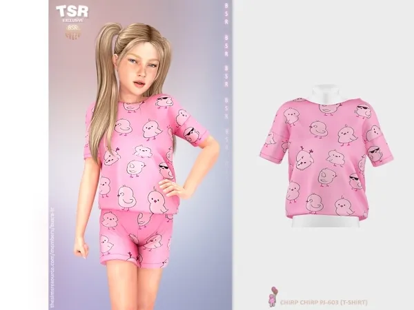 ChildF - CHIRP CHIRP PJ-603 (T-SHIRT) BD1538