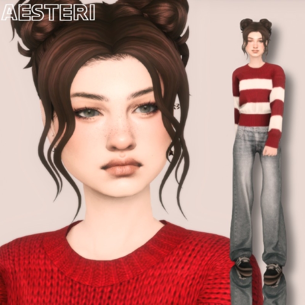 Mix Leta Barret by aesteri - The Sims 4 Custom Content