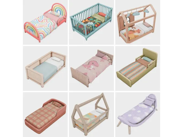 Maxis Match Toddler beds sims 4 finds by boujeesimss - The Sims 4 Custom Content