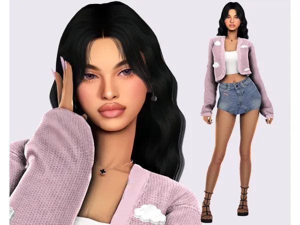 Alpha Johanna Chacon by miwisimsie - The Sims 4 Custom Content