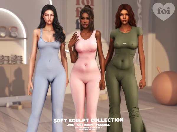 Alpha FOI Got Damn Bodysuit - The Sims 4 Custom Content