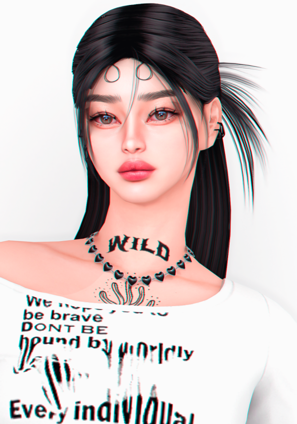 Alpha Untouchable Necklace by plbsims - The Sims 4 Custom Content