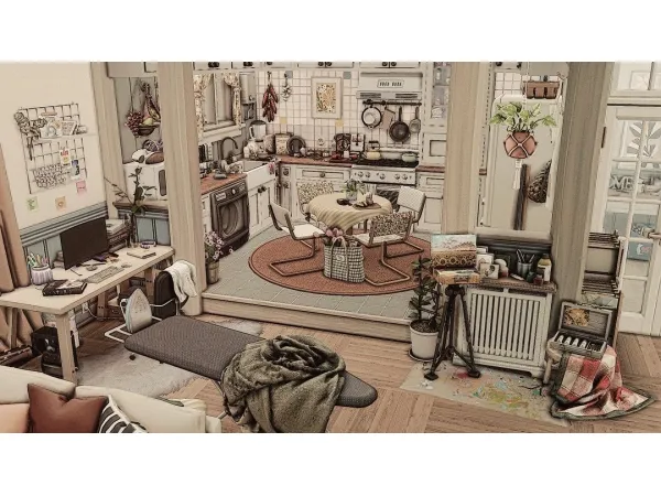 Maxis Match Cozy Apartment by simaltariia - The Sims 4 Custom Content