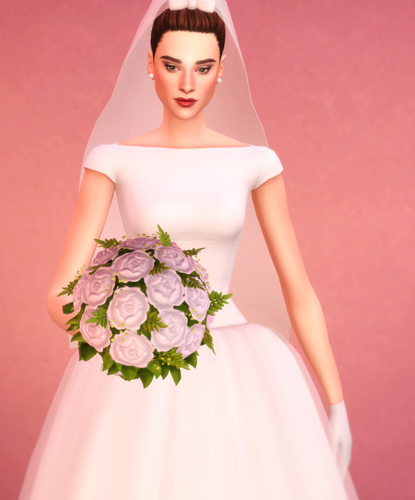 Maxis Match White Wedding Set For Audrey V by simsfinds - The Sims 4 Custom Content