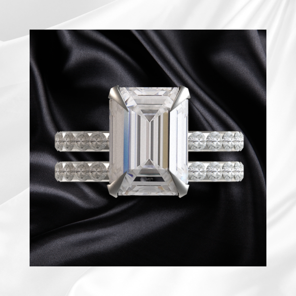 Alpha Diamond Engagement Ring with Wedding Band by simsfinds - The Sims 4 Custom Content