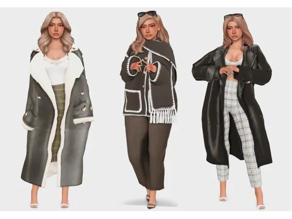 Maxis Match winter gal sims 4 lookbook by boujeesimss - The Sims 4 Custom Content