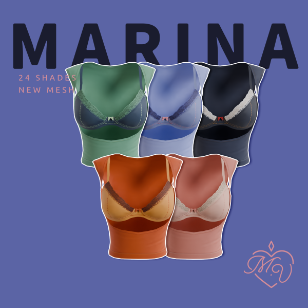 Maxis Match Marina top by simsfinds - The Sims 4 Custom Content