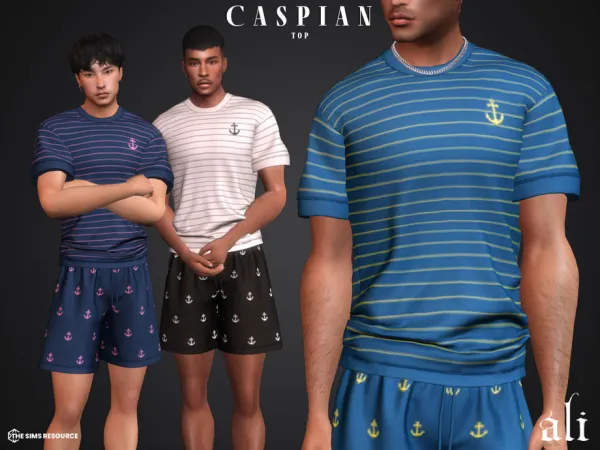 CASpian Top by Ali1 - The Sims 4 Custom Content
