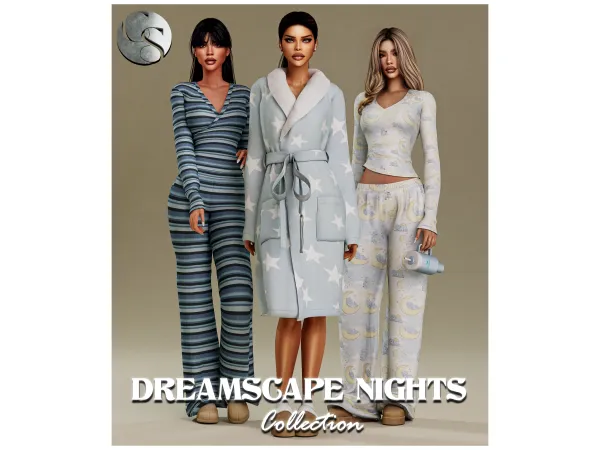 Alpha CAMUFLAJE Dreamscape Nights Collection - The Sims 4 Custom Content