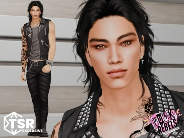Alpha PUNK REBELS Seth Malakai - The Sims 4 Custom Content