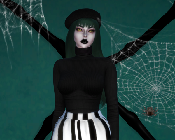 Alpha Miss Spider James and the giant peach by simsfinds - The Sims 4 Custom Content