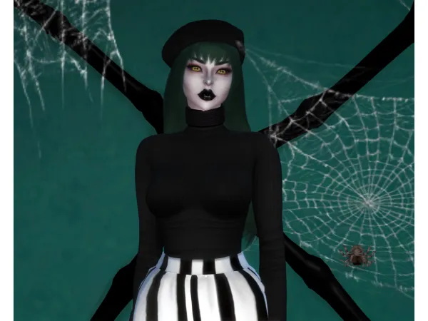 Alpha Miss Spider James and the giant peach by Iridescentsims - The Sims 4 Custom Content