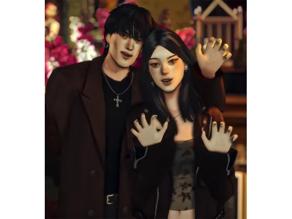 Mix u041cu0438u043du0430u041au0438u0445u043eMinaKeeho by nikod03 - The Sims 4 Custom Content