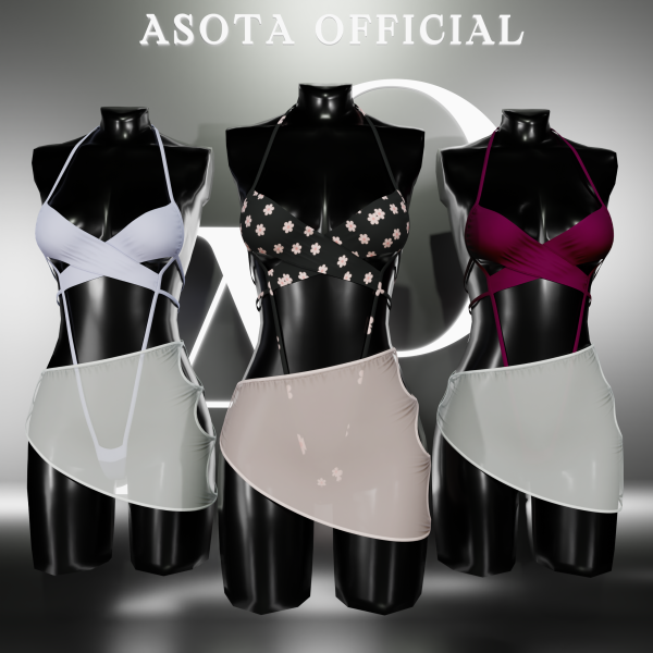 Alpha [ASOTA OFFICIAL] Noura Bikini by asotaofficial - The Sims 4 Custom Content