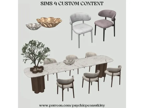 Mix Dining Room - The Sims 4 Custom Content