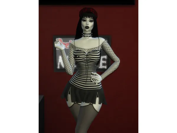 Alpha Emily The Strange by Iridescentsims - The Sims 4 Custom Content