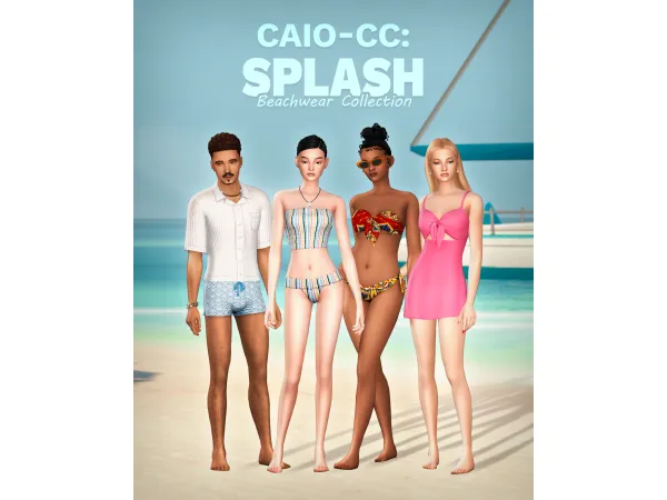 Maxis Match Splash Collection by caiocc - The Sims 4 Custom Content