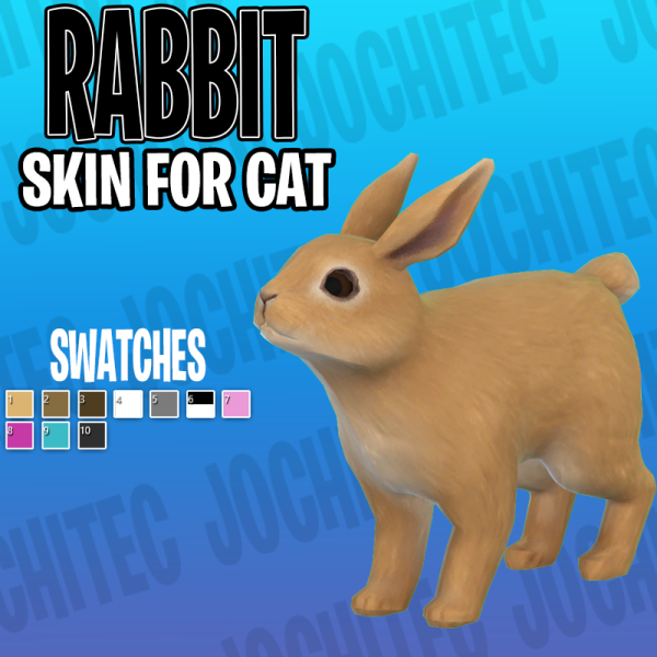Alpha Rabbit skin by simsfinds - The Sims 4 Custom Content