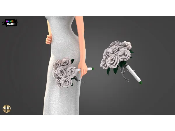 Maxis Match Le Jardin P1 Boquet by Modco Studios - The Sims 4 Custom Content