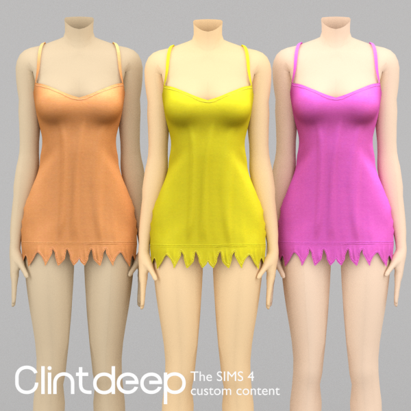 Alpha Alea Nightgown by simsfinds - The Sims 4 Custom Content