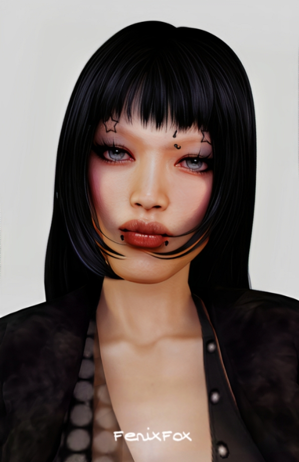 Mix Marielle Johnston by fenixfox - The Sims 4 Custom Content