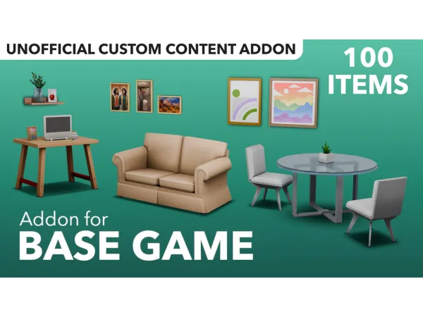 Maxis Match Base Game Addon by IllogicalSims - The Sims 4 Custom Content